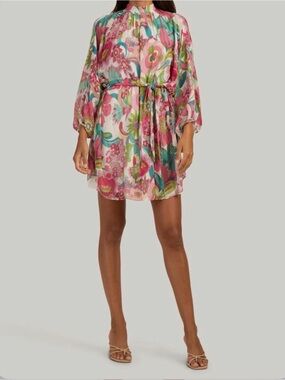Trina Turk Pink Art Silk Dress